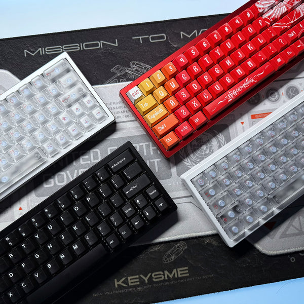 Everglide SU66 Magnetic Keyboard PCB 0.001 RT Total 174 RGB Leds Powered By Sparklink 600Mhz High Speed MCU GH60 Case Supported