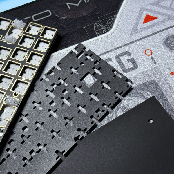 Everglide SU66 Magnetic Keyboard PCB 0.001 RT Total 174 RGB Leds Powered By Sparklink 600Mhz High Speed MCU GH60 Case Supported