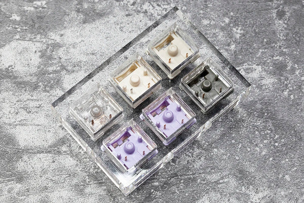Acrylic Switch Tester MMD Switch for Mechanical Keyboard MMD Princess Tactile Linear HT Fairy Cream Holy Panda