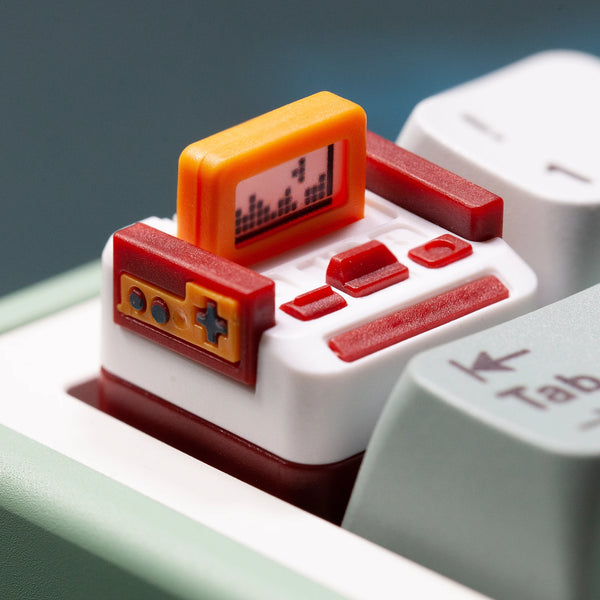 Classic Retro FC Keycap Famicom Vintage Novelty Keycap For Mechanical Keyboard Backlit Keycap ESC Cute Game Console