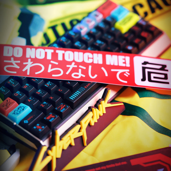 Hififox Cyber City Cherry Profile PC Keycap Set UV Screen Pring for keyboard BM60 CSTC75 BM65 BM68 XD60 EV63 Made68 Wooting 60
