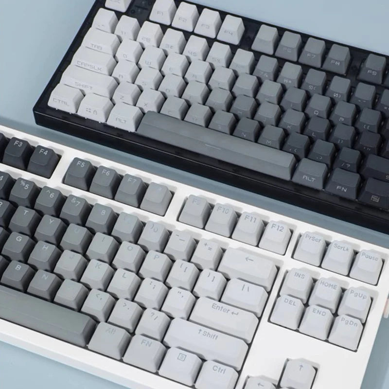 Dark Shadow Gradient Keycap Dip Dye Doubleshots PBT Grey for Dark Shadow Gradient Keycap Dip Dye Doubleshots PBT Grey for