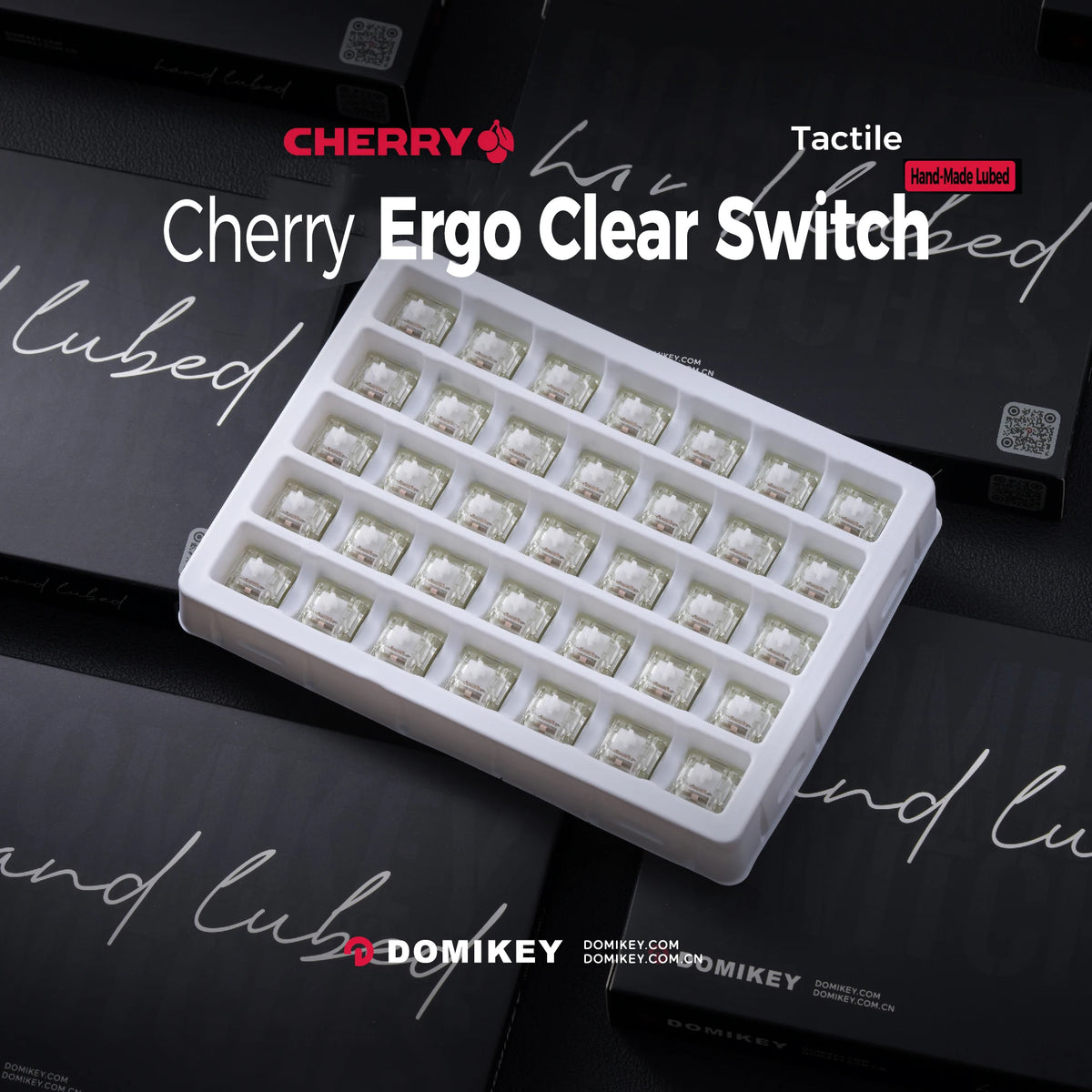 Domikey Cherry MX RGB ERGO Clear Switch Tactile SMD RGB 40g 55g Switch ...