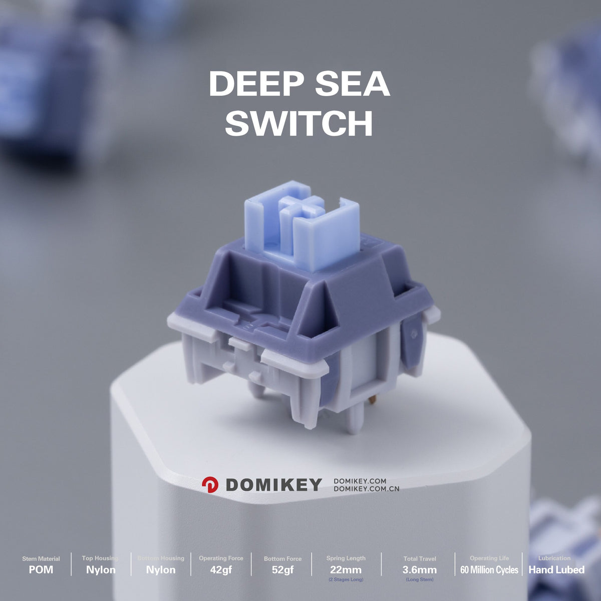 Ocean Key Switch Domikey Deep Sea Switch RGB SMD Linear Ocean Switch 42g 52g Switches F ...