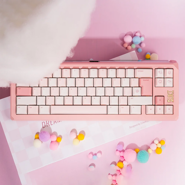 Echokeys Dreamland Keycap Dye Subbed Keycap Cherry Profile Set PBT for keyboard 87 tkl 104 ansi xd64 bm60 xd68 xd84 BM65