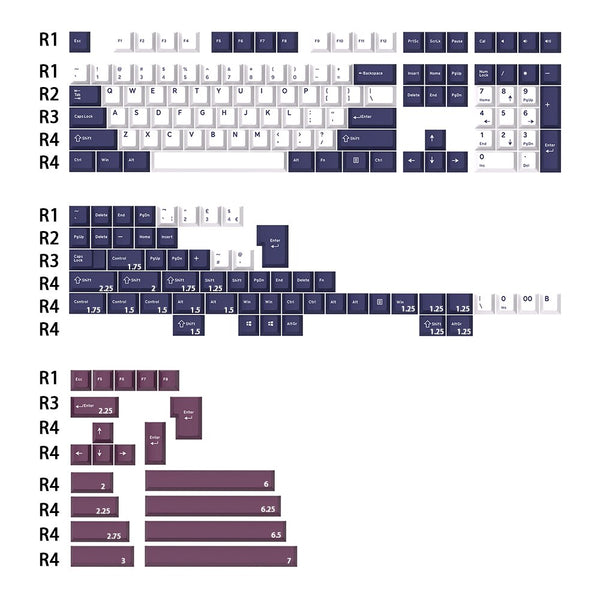 GJ Mobius Keycap PBT Doubleshot cherry Profile for mx keyboard Ghost Judges 60 65 87 104 bm60 bm65 bm68 cstc75 mk870 vn96 Alice