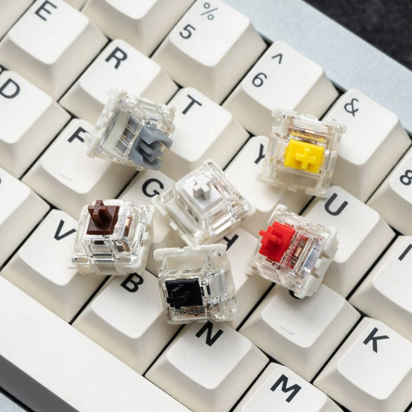 108 Interrupteurs Gateron G Pro 3.0 Brown – Pré-lubrifiés Tactile 3 Pins RGB – Idéal Clavier Mécanique Gaming