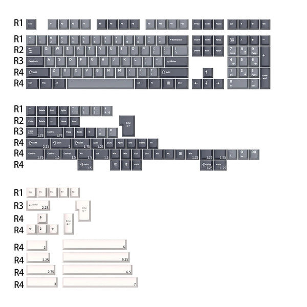 Ghost Judges GJ Apollo Cherry PBT Doubleshot keycap for mx stem keyboard 60 65 87 104 xd64 xd68 bm60 bm65 Wooting 60HE Looting