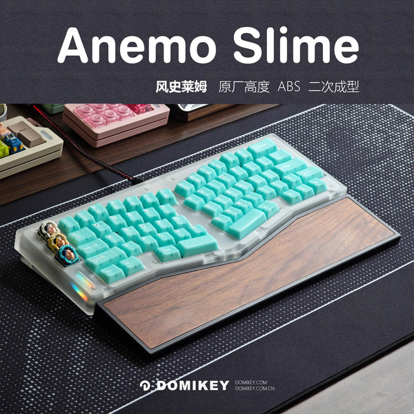 Hififox x Domikey Anemo Slime Cherry Profile ABS Doubleshots Keycap Set for keyboard BM60 CSTC75 BM65 BM68 XD60 スライム