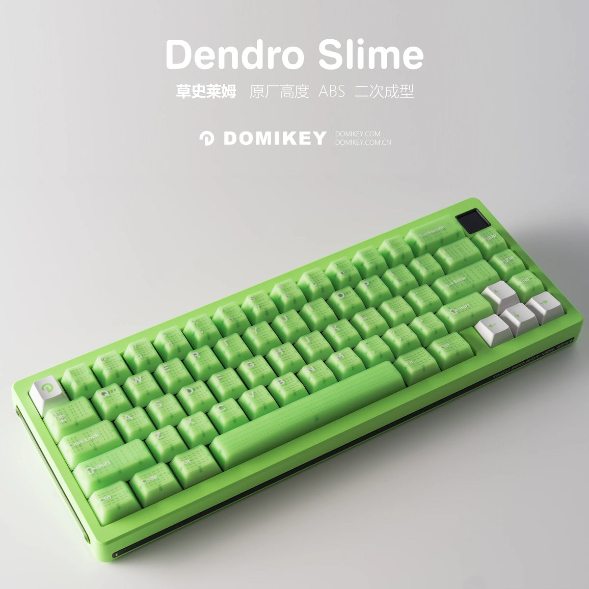 Hififox x Domikey Dendro Slime Cherry Profile ABS Doubleshots Keycap S ...