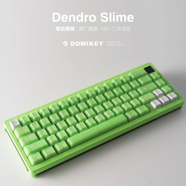 Hififox x Domikey Dendro Slime Cherry Profile ABS Doubleshots Keycap Set for keyboard BM60 CSTC75 BM65 BM68 XD60 スライム