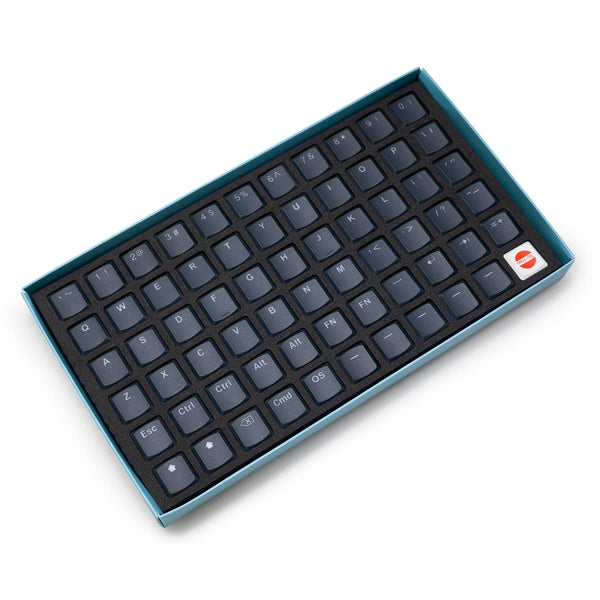 Taihao THT Dark Blue Keycap Thins Low Profile Keycaps For Gaming Mechanical Keyboard Kailh Choc 1350 or MX Switch Light Through