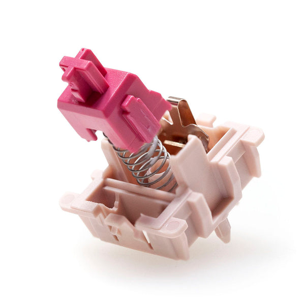 Cherry Petal Switch RGB SMD Tiny Tactile Switches 30g 35g for Mechanical Keyboard mx Stem PA66 Nylon POM Pink 4.0mm