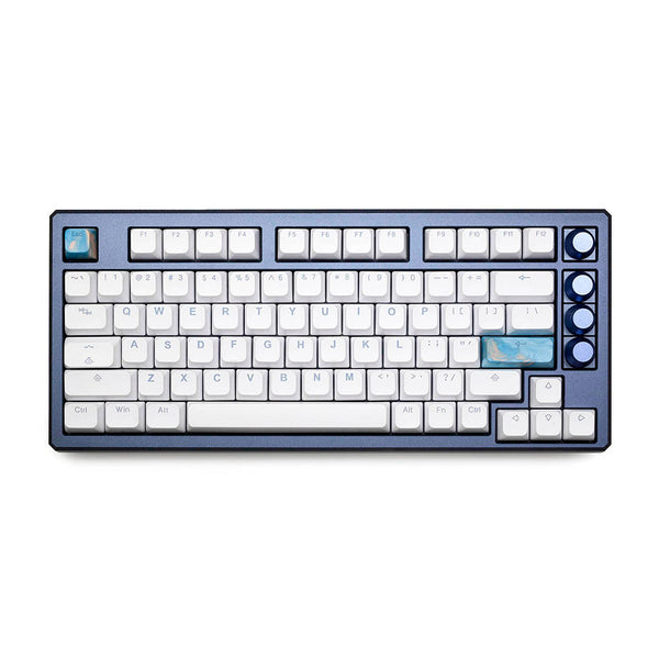 Taihao BOBO White Keycap ABS Doubleshot Keycaps Bobo Profile for diy gaming mechanical keyboard For Made68 EV63 wooting 60he80he