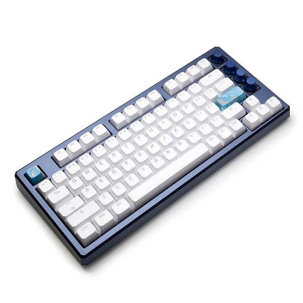 Taihao BOBO White Keycap ABS Doubleshot Keycaps Bobo Profile for diy gaming mechanical keyboard For Made68 EV63 wooting 60he80he