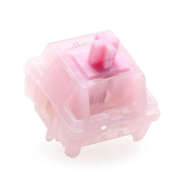 Mage Sakura V2 Switch Linear Switch 37g 43g 45g 51g for Gaming Mechanical Keyboard Pink Factory Lubed 50M Long Spring