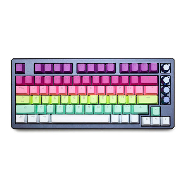 Taihao Ice Cream Keycap PBT Doubleshots Keycap OEM Profile for mechanical keyboard gradient Colorway