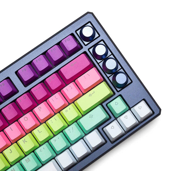 Taihao Ice Cream Keycap PBT Doubleshots Keycap OEM Profile for mechanical keyboard gradient Colorway