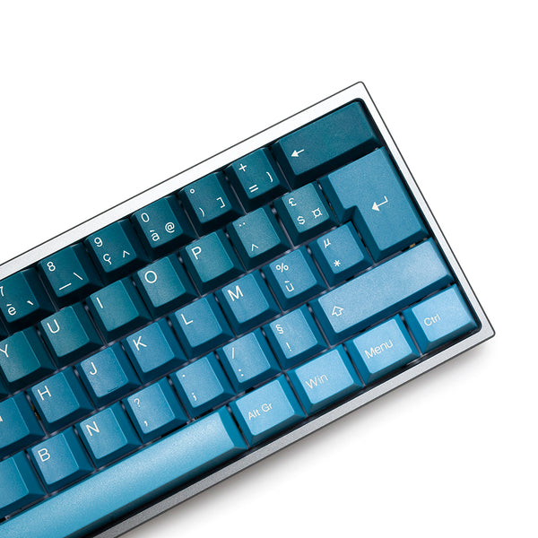 Taihao Pine Green French Keycap ABS Doubleshot keycaps for diy gaming MX mechanical keyboard oem FR All in One 87 104 60