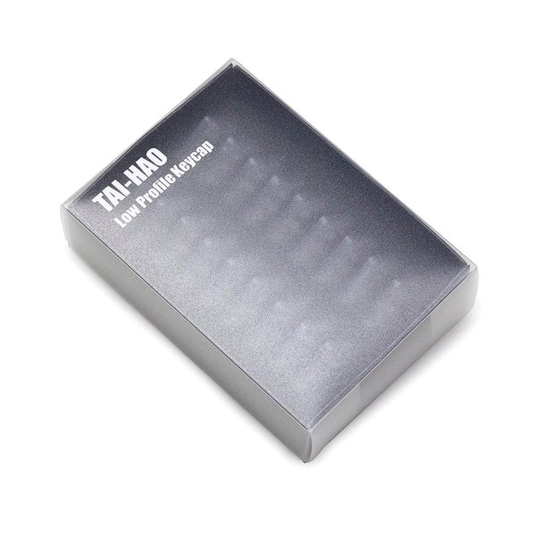 Taihao Low Profile Translucent Keycap Thins Keycaps For Gaming Mechanical Keyboard Kailh Choc 1350 or MX Switch Clear 18 Key