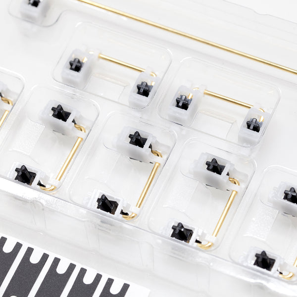 PAIGU PCB Stabilizer for 3.5mm travel Switch Gaming Mechanical Keyboard gh60 for 1.2mm 1.6mm Clip In PCB 60 68 75 84 White Black