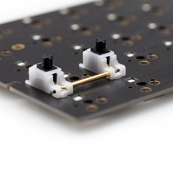 PAIGU PCB Stabilizer for 3.5mm travel Switch Gaming Mechanical Keyboard gh60 for 1.2mm 1.6mm Clip In PCB 60 68 75 84 White Black