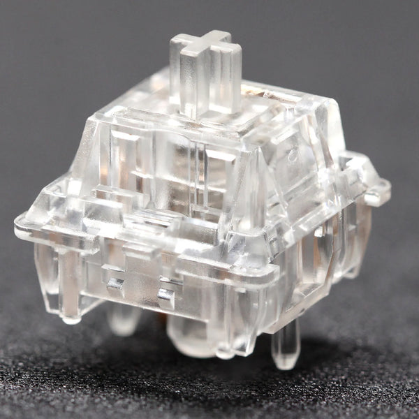 MMD Fairy Switch Tactile Spirit Switch Transparent RGB SMD 5pin 62g for Mechanical Keyboard POM Factory Pre Lubed Long Spring