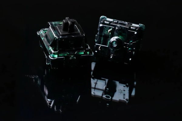 MOYU Hardess V2 Switch RGB SMD Linear 42g 48g Switches For Mechanical keyboard mx stem 5pin Black Dark Green Pre Lubed