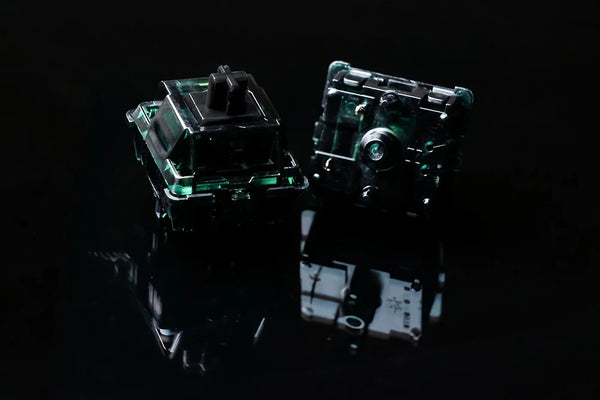 MOYU Hardess V2 Switch RGB SMD Linear 42g 48g Switches For Mechanical keyboard mx stem 5pin Black Dark Green Pre Lubed