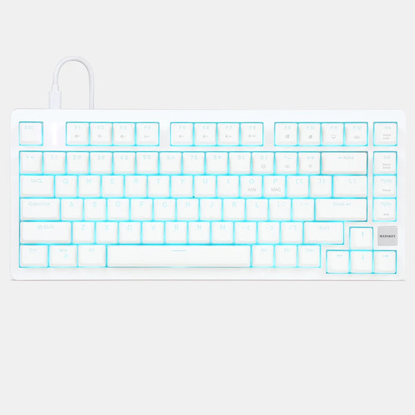 MXRSKEY ME75 Magnetic Switch Keyboard NKRO Hot Swappable RGB Fast Trigger MCU Hall Sensor DKS 8000Hz 75% RGB Gateron Magnetic