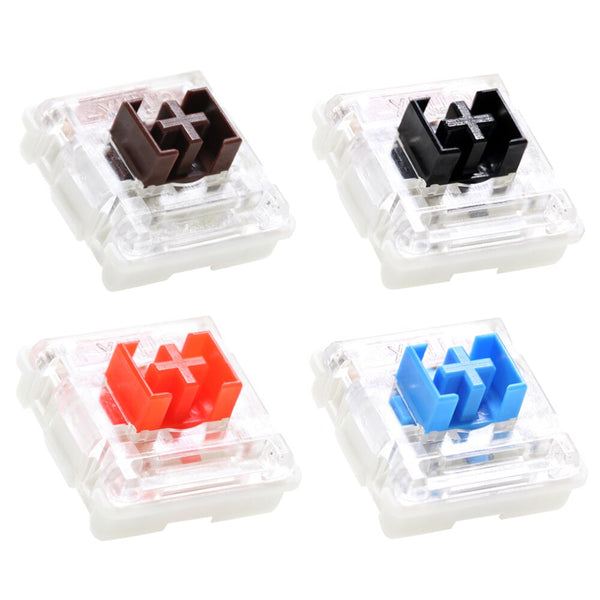 OUTEMU OTM Low Profile Switch Black Red Blue Brown 3 pins for ultra-slim ultimate mechanical keyboard