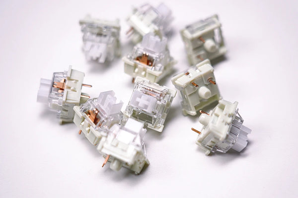 Outemu Shallow Water Jade Switch RGB SMD Linear Switch Switches 35g For Mechanical keyboard mx stem Pre Lubed OTM 50M