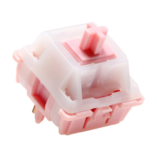 Pink Pig Switch V3 Linear 5pin RGB SMD 62g mx switch for mechanical keyboard POM Nylon Long Spring Factory Lubed