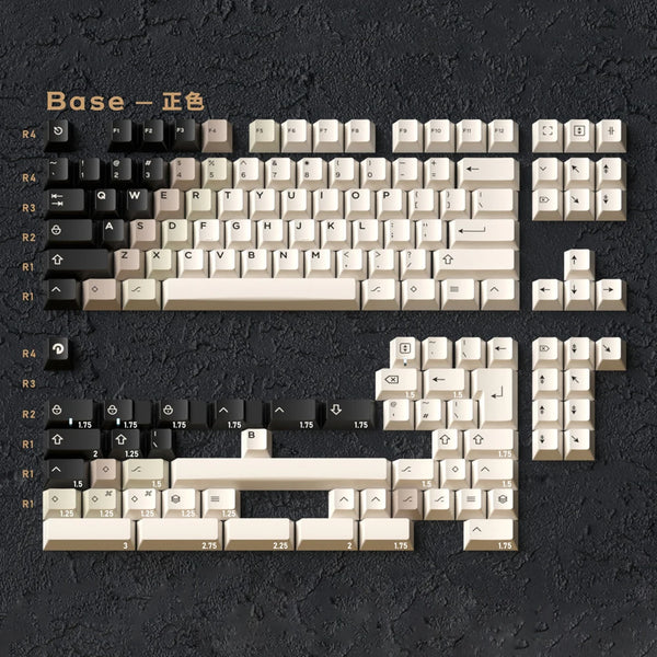 Domikey Relic Cherry profile ABS doubleshot Keycaps