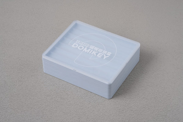 [only box] Domikey Keycap Box Keycap Storage Collection 4 layers for Cherry Profile Keycaps For Keycap Set Stock White Black