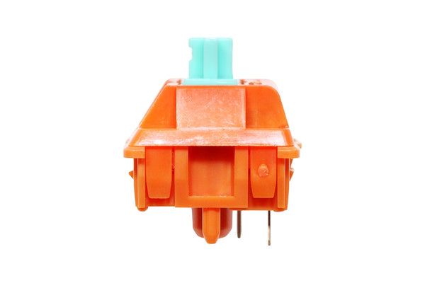 Tecsee Carrot Switch Tactile 68g for Gaming Mechanical Keyboard PME POM Selected Spring Factory Lubed 60M Orange Cyan 5Pin