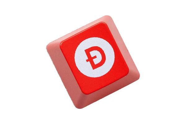 Novelty Shine Through Keycaps ABS Etched back lit black red ESC Logo of ETH BTC BNB UNI HYPE WLFI ADA XRP SUI LINK DOGE SOL