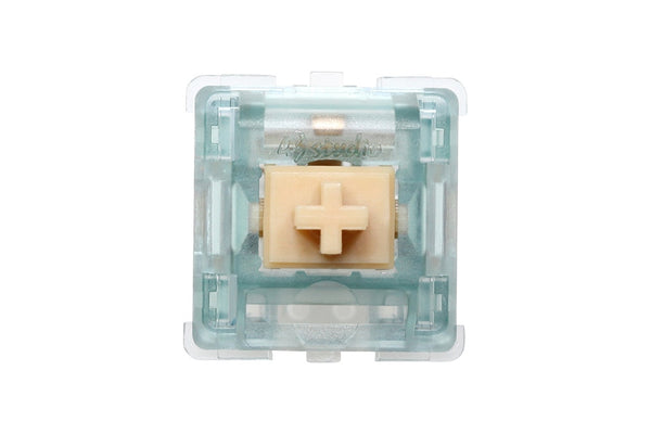 43 Studio Jing Switch Linear 62g MX Crystal Switch for mechanical keyboard 60m Modified POM Nylon Linear DL V2 Spring No Lubed