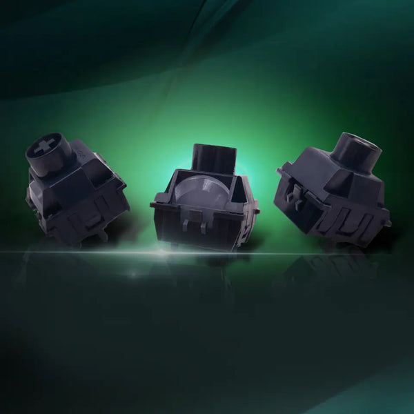 Unionwell Dark Jade Magnetic Switch Ink Jade Switch RGB Linear for Magnetic mechanical keyboard Pre Lubed Long Spring POM