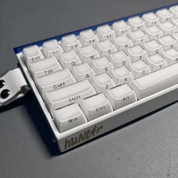 XVX Crystal Jelly Keycap Keycaps For Gaming Mechanical Keyboard MX Switch Light Through Pink White Blue