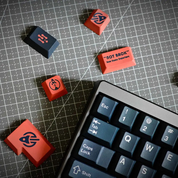 VIVIDKEY Escape From Earth Keycap Cherry Profile ABS PBT Dye Subbed keycap for mx keyboard 104 xd64 xd68 BM60 BM65 BM68 BM80