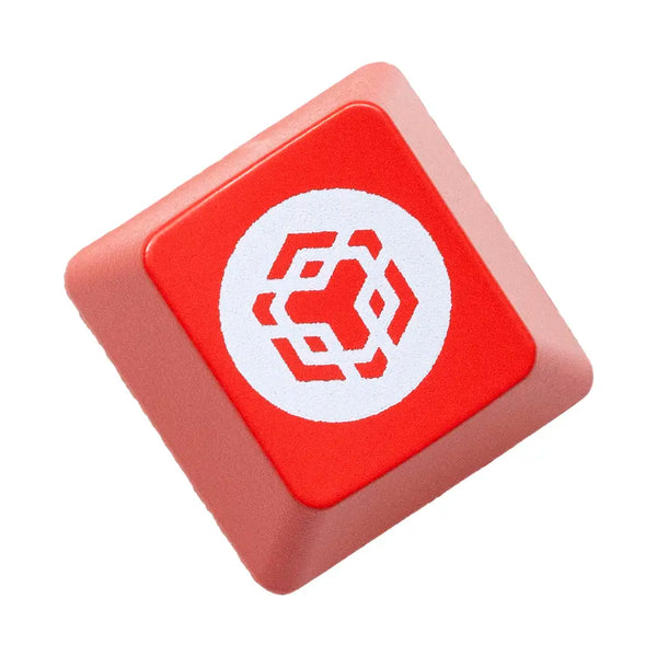 Novelty Shine Through Keycaps ABS Etched back lit black red ESC Logo of ETH BTC BNB UNI HYPE WLFI ADA XRP SUI LINK DOGE SOL