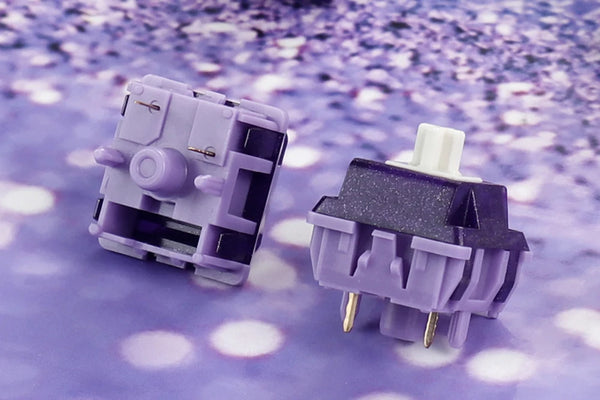 Duhuk Bitter Tea Purple Switch V2 Kuchazi Switch RGB SMD 58g 63.5g 5pin Pre Advanced Heavy Tactile for mechanical keyboard