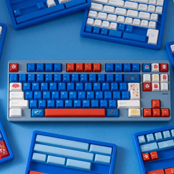 Domikey X JOE Summer Festival Keycap Cherry Profile Natsu Matsuri keycap ABS Doubleshots Keycap Silk Screen for mx keyboard