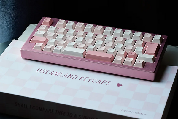 Echokeys Dreamland Keycap Dye Subbed Keycap Cherry Profile Set PBT for keyboard 87 tkl 104 ansi xd64 bm60 xd68 xd84 BM65