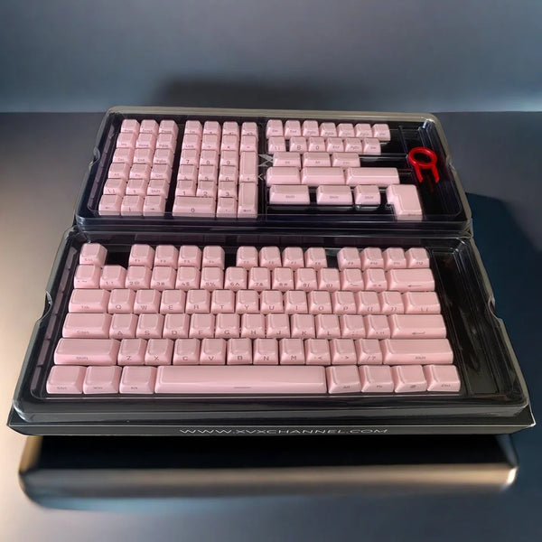 XVX Crystal Jelly Keycap Keycaps For Gaming Mechanical Keyboard MX Switch Light Through Pink White Blue