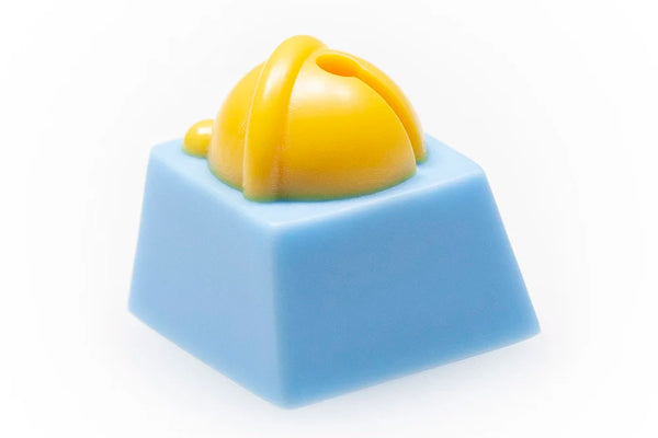 Bell Keycap Resin Artisan Keycap for MX Stem Gaming Mechanical Keyboard Handmade Yellow Blue Novlty Keycap KT