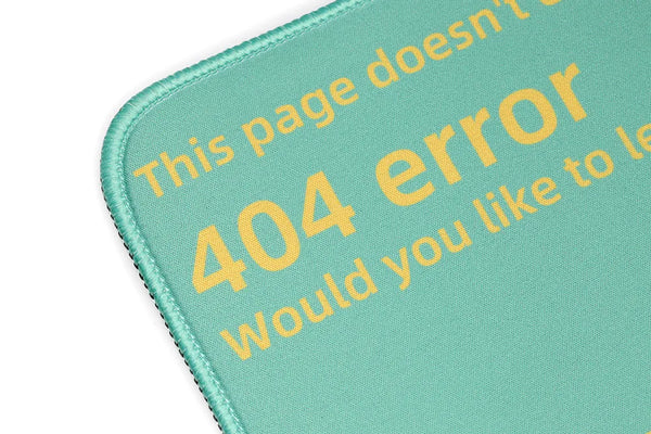 404 Error Mousepad for Mechanical Keyboard Deskmat 900 400 4mm Stitched Edges High quality soft touch Rubber for mouse Page not