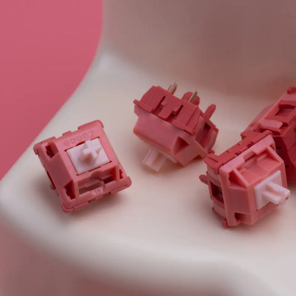 Zuoce Sweet Grapefruit Switch Linear 33g 38g MX switch for mechanical keyboard Factory Lubed Long Srping 21mm POM PC