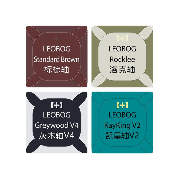 Acrylic Switch Tester Leobog Switch for Mechanical Keyboard Standard Brown Rocklee Greywood V4 Kayking V2